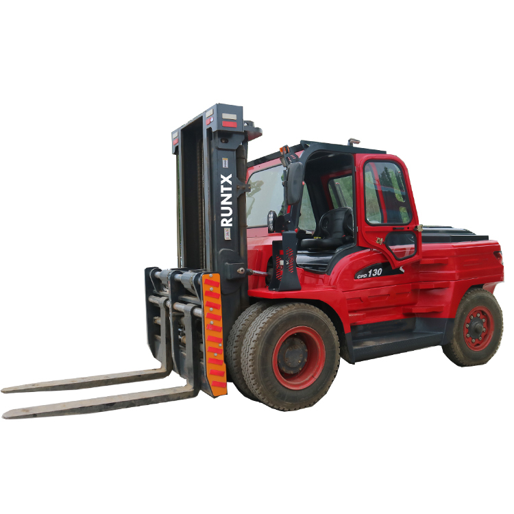 Runtx 13 ton electric forklift with red color