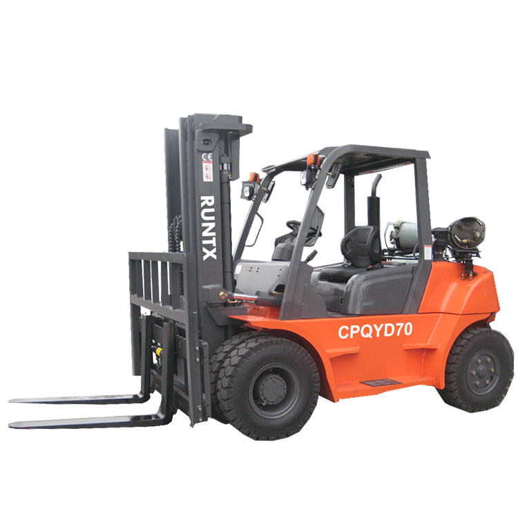 Runtx 7 ton LPG forklift with OEM color