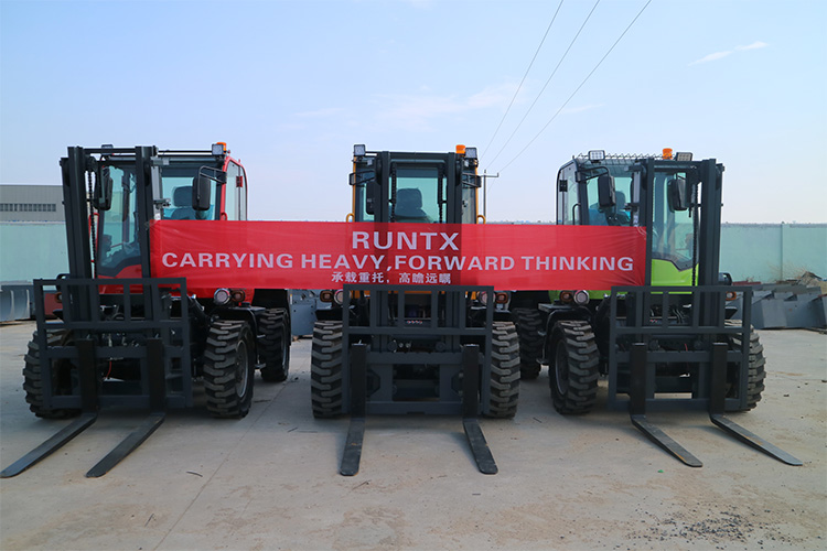 Runtx Machinery Successfully Delivers Three Rough Terrain Forklifts